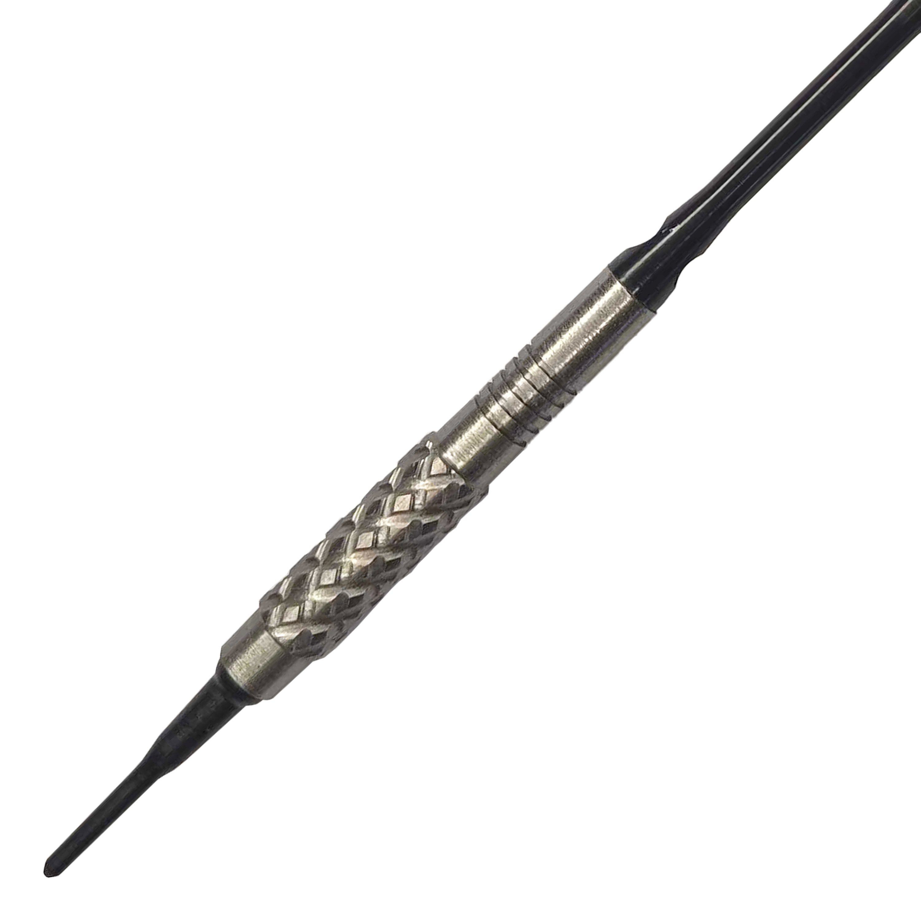 McDart 85 Tungsten V4 soft darts - 16g Dies ist ein McDart 85er Tungsten V4 Softdart mit einem Gewicht von 16g. Der Dartpfeil hat eine silberne, gerändelte Griffzone für besseren Halt.