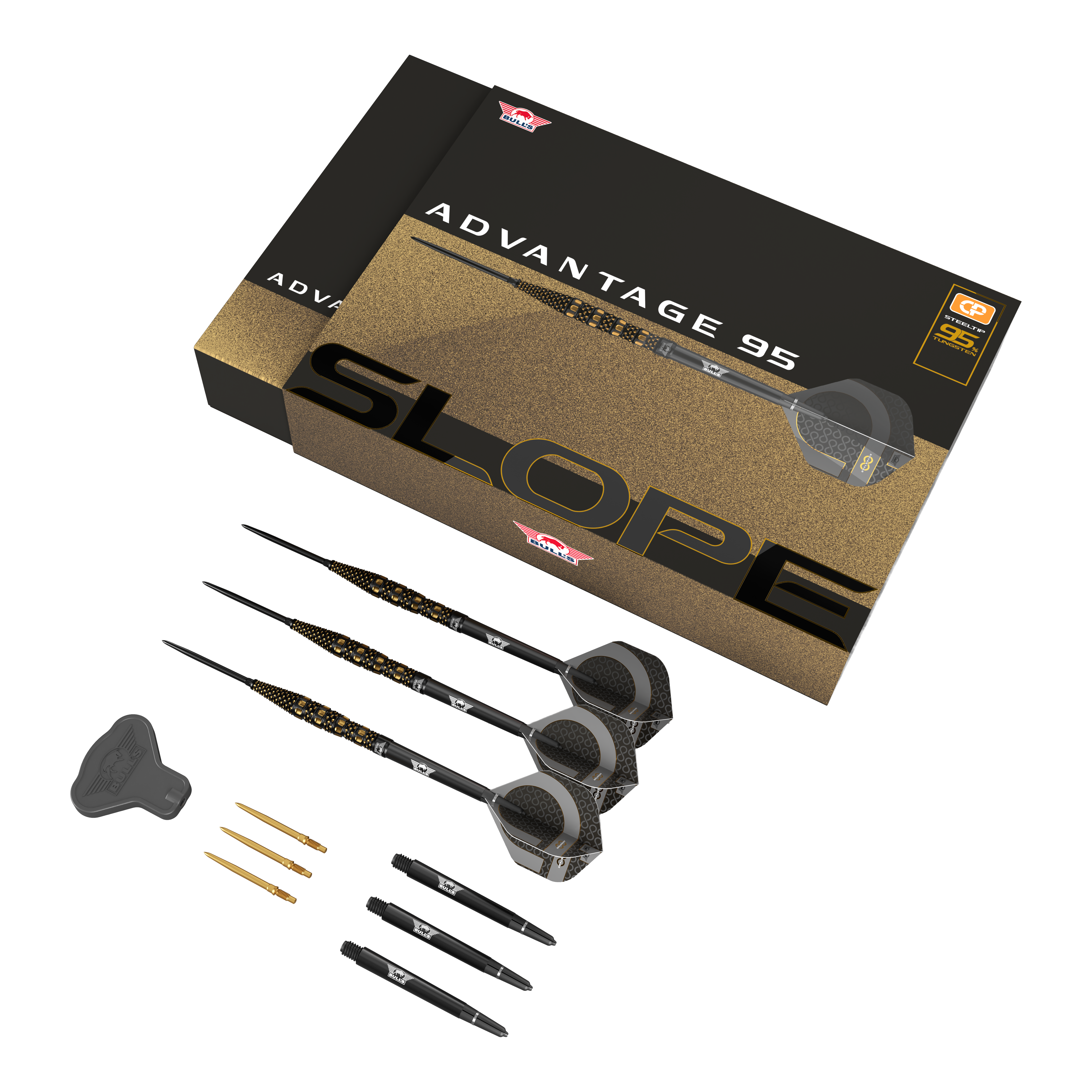 Bulls NL Advantage 95 Slope Convertible Point Steel Darts