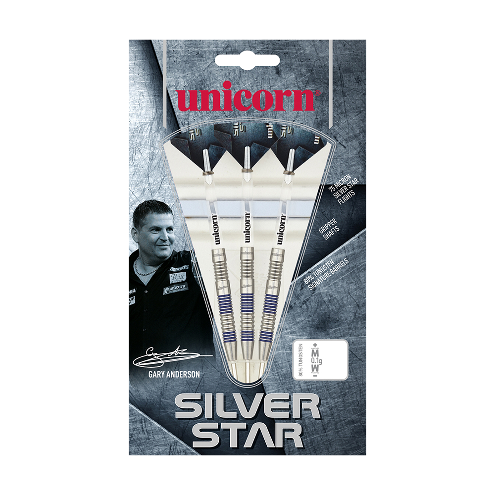 Unicorn Silver Star Var.2 Gary Anderson steel darts