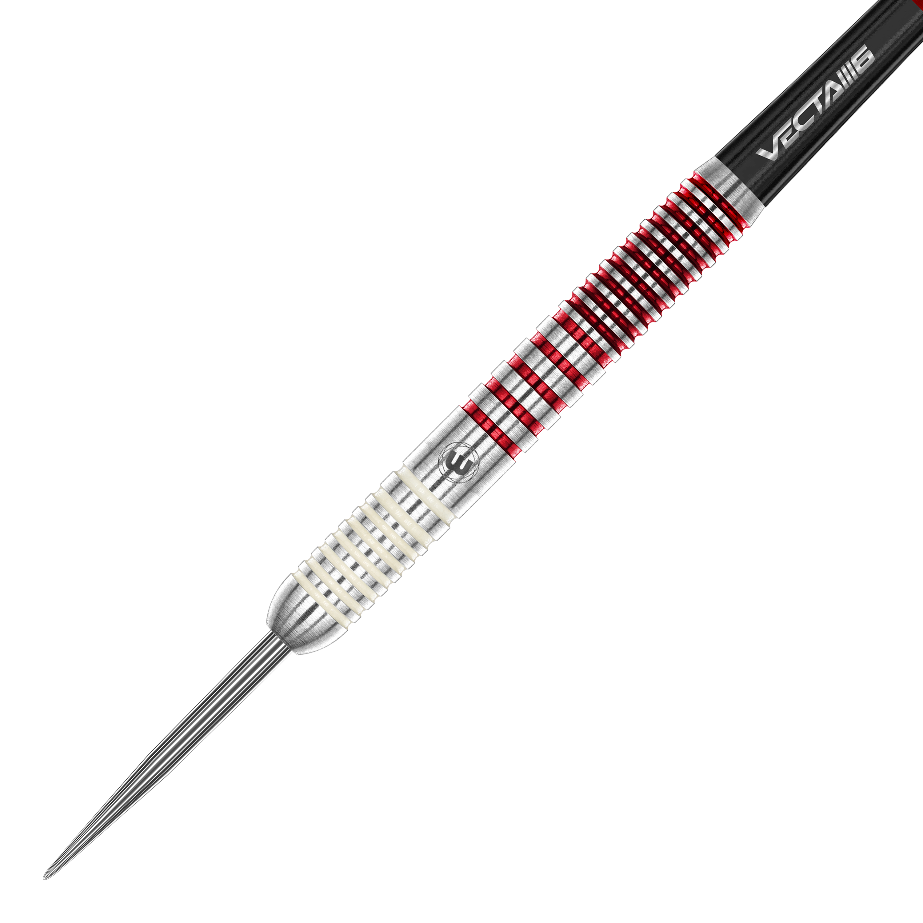 Hier sieht man die Winmau Team 360 Jack Johnson Steeldarts in der 24g Ausführung. Die Darts sind ideal für ambitionierte Dartspieler geeignet.