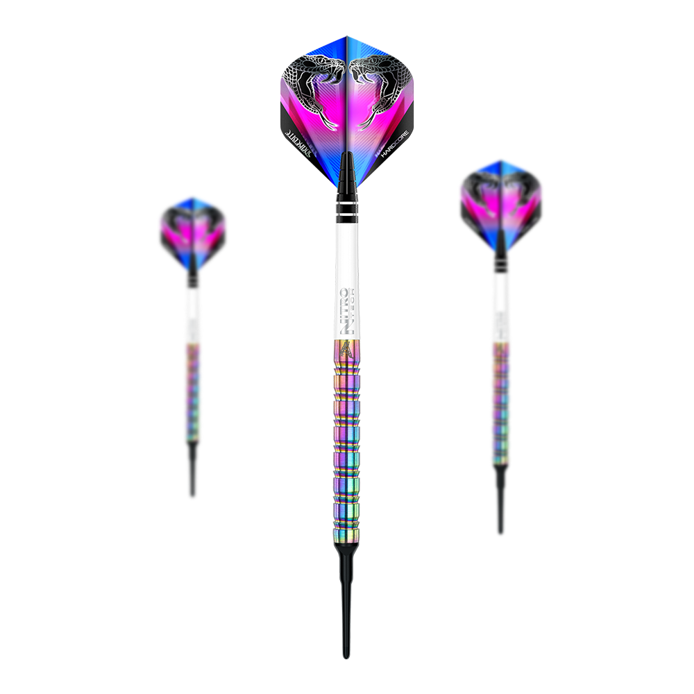 Red Dragon Peter Wright Snakebite 1 Rainbow Softdarts - 18 g