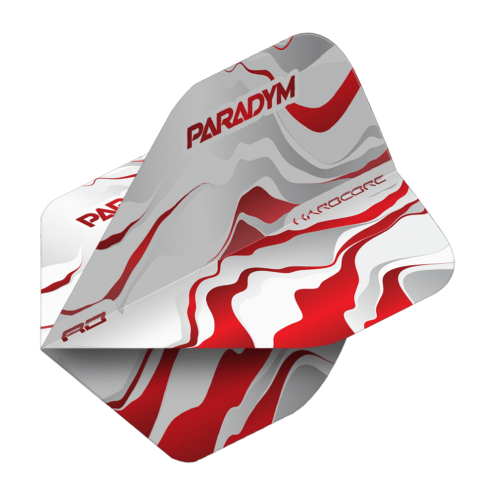 Red Dragon Hardcore Premium Paradym Red Premium No2 Standard Flights Zu sehen sind Red Dragon Hardcore Premium Paradym Red Premium No2 Standard Flights. Dieses Dart-Flight-Set besticht durch ein rotes Premium-Design.