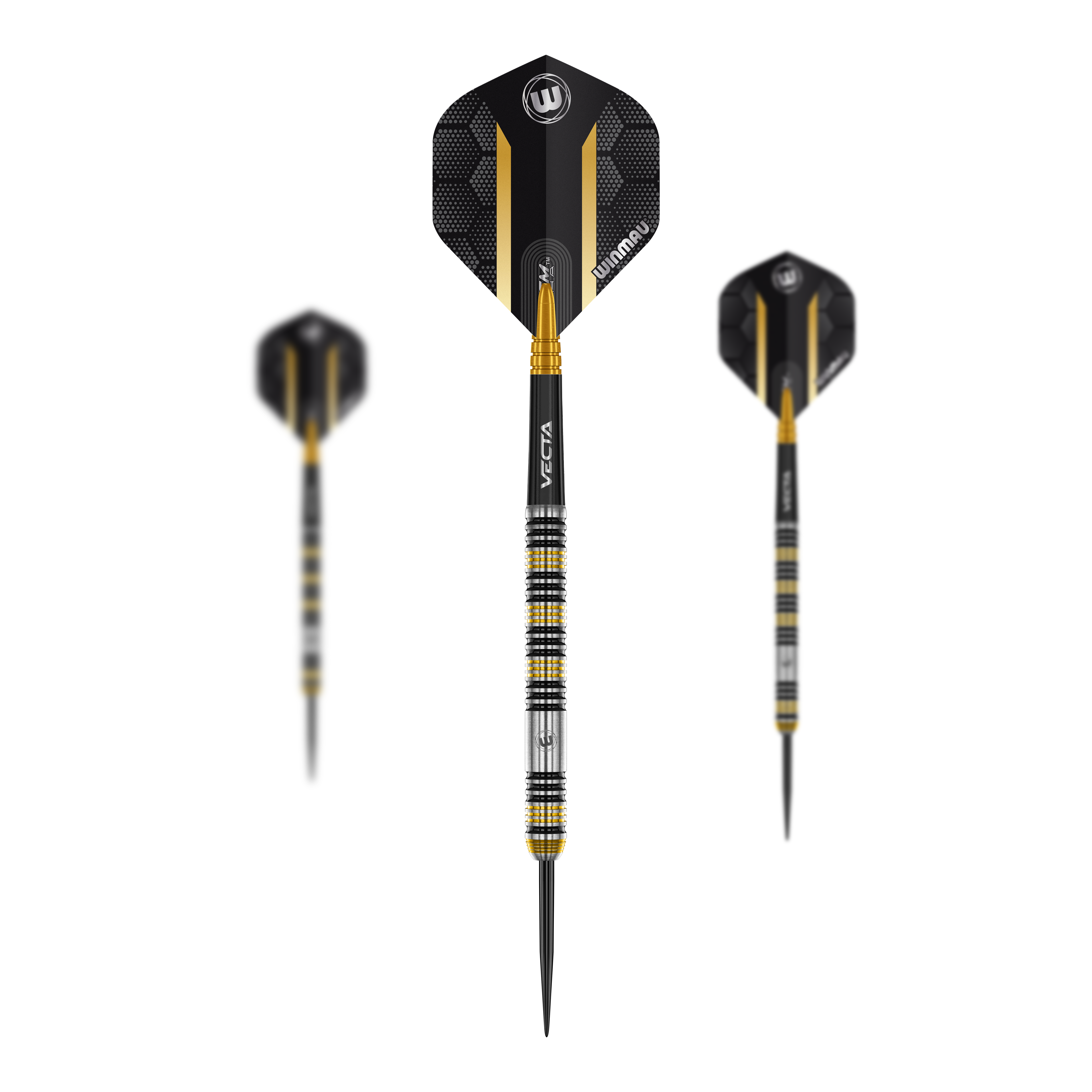 Winmau Team 360 Nicholai Bado Steeldarts - 23g Zu sehen ist das Set der Winmau Team 360 Nicholai Bado Steeldarts - 23g. Es besteht aus hochwertigen Darts für ambitionierte Spieler.