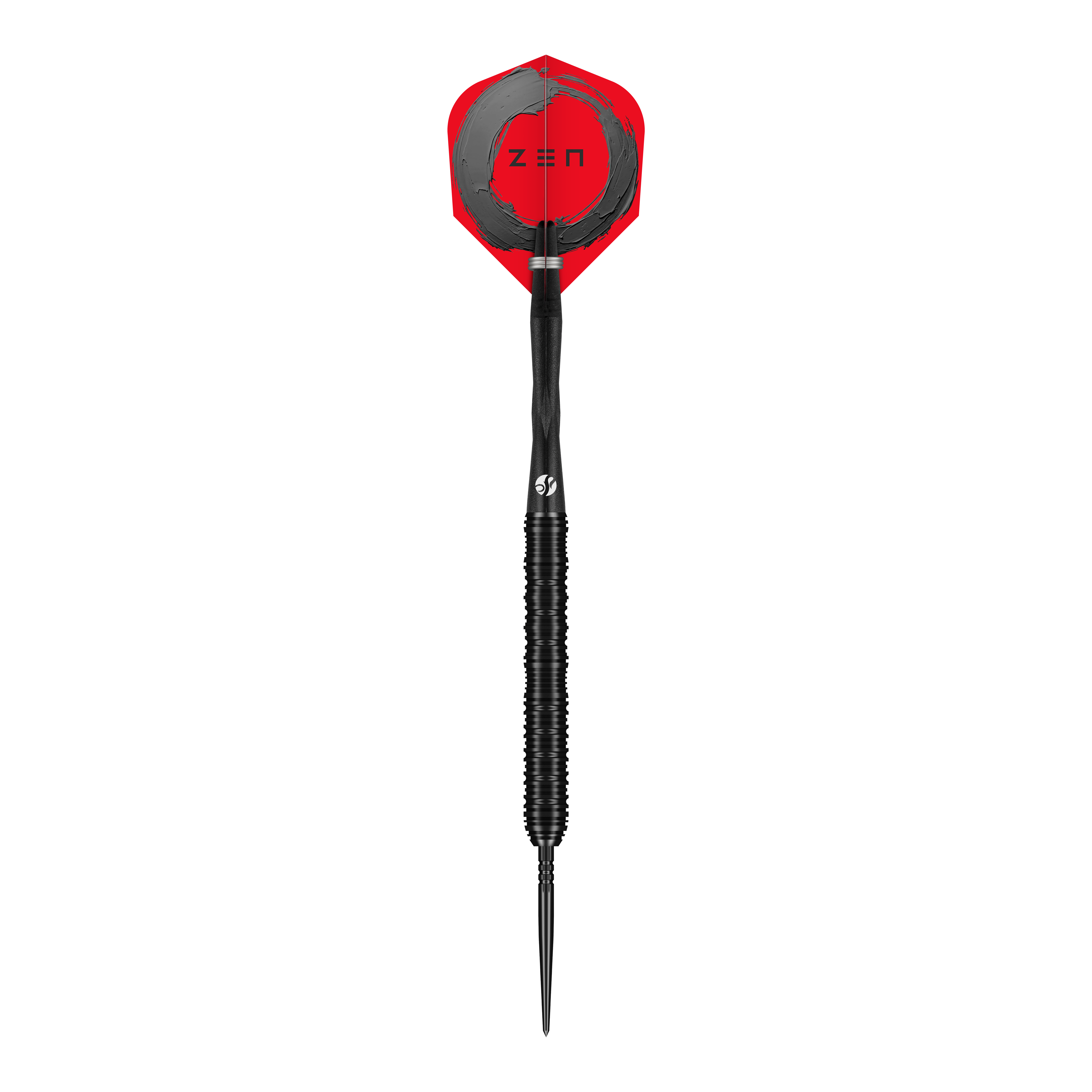 Shot ZEN Straight Turbo Point Steel Darts - 23g Gezeigt werden die Shot ZEN Straight Turbo Point Steeldarts mit 23g Gewicht. Sie sind ideal für Spieler, die Wert auf Balance und Präzision legen.