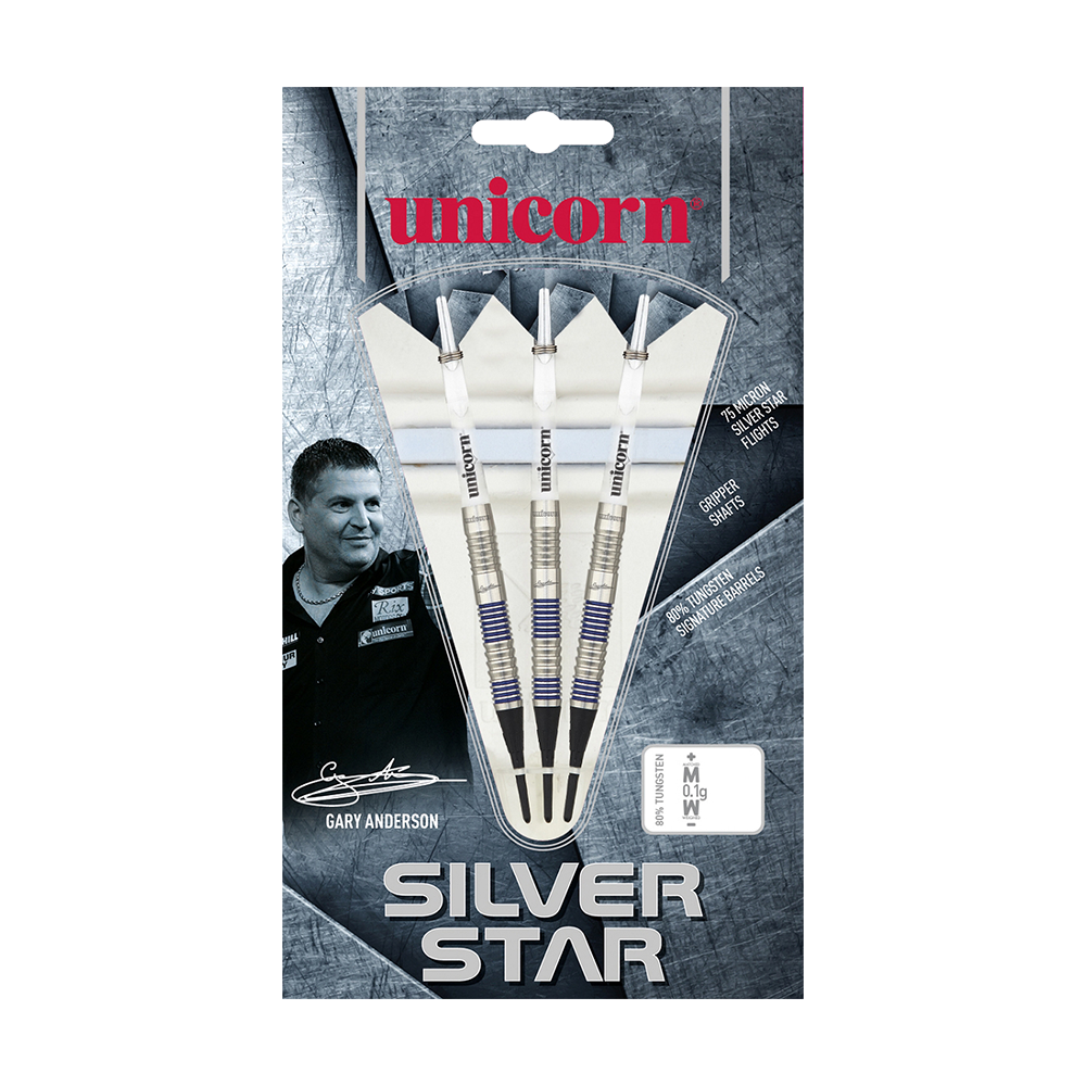 Unicorn Silver Star Var.1 Gary Anderson soft darts