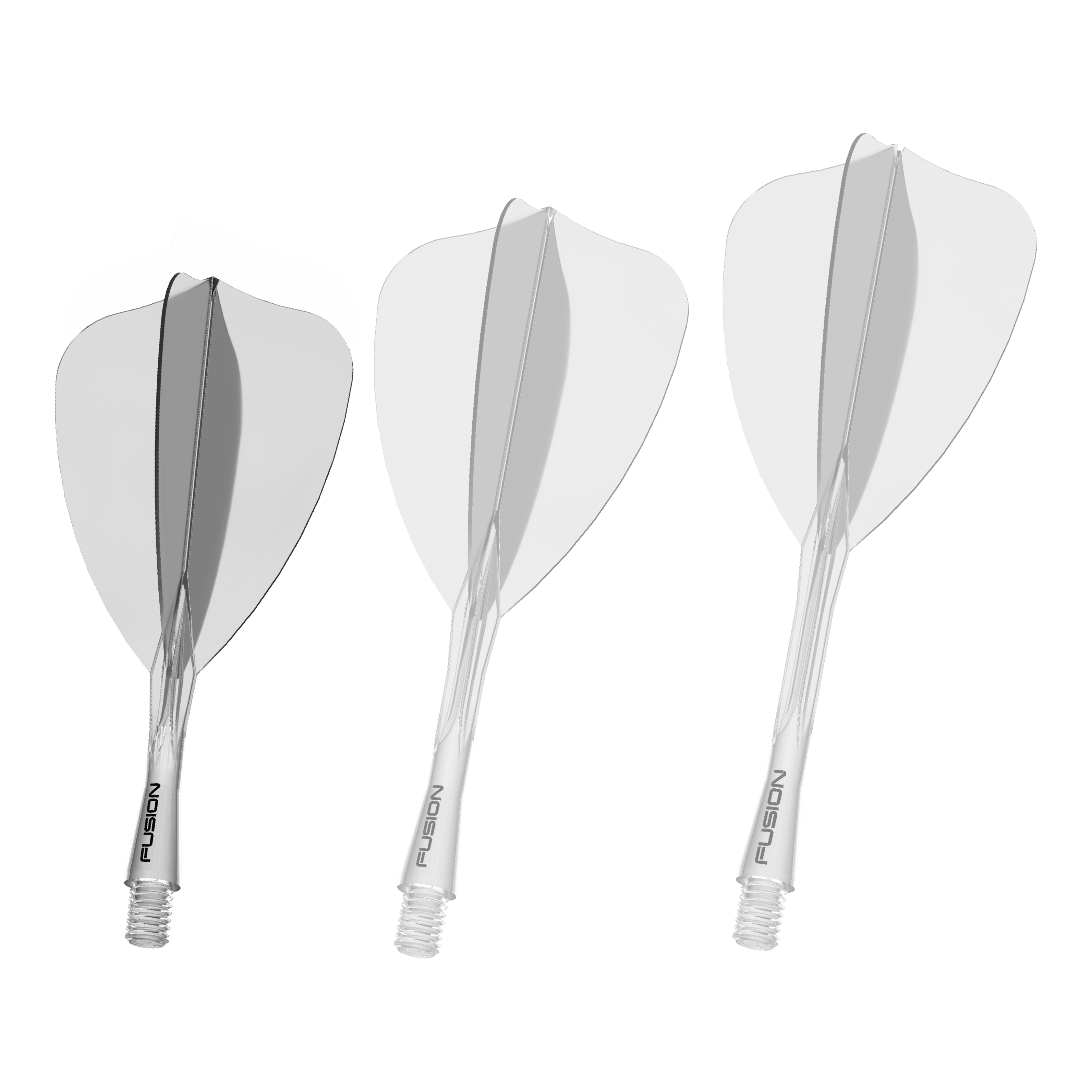 Winmau Fusion Flight Shaft System Arrow Clear Zu sehen ist das Winmau Fusion Flight Shaft System Arrow in klarer Ausführung mit einer Länge von 22mm. Es ist speziell zum Einsatz an Dartpfeilen bestimmt.