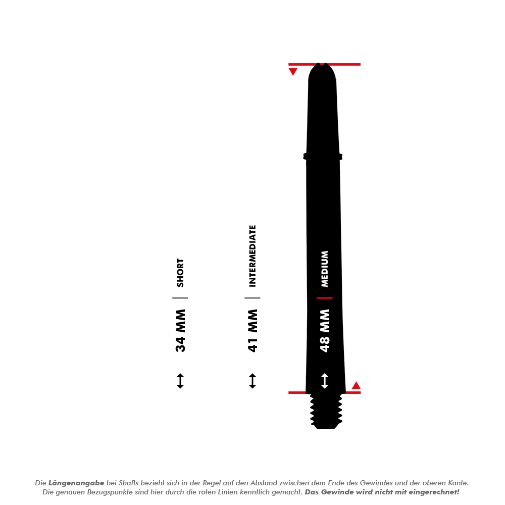 Target Pro Grip Sera Shafts - Rot