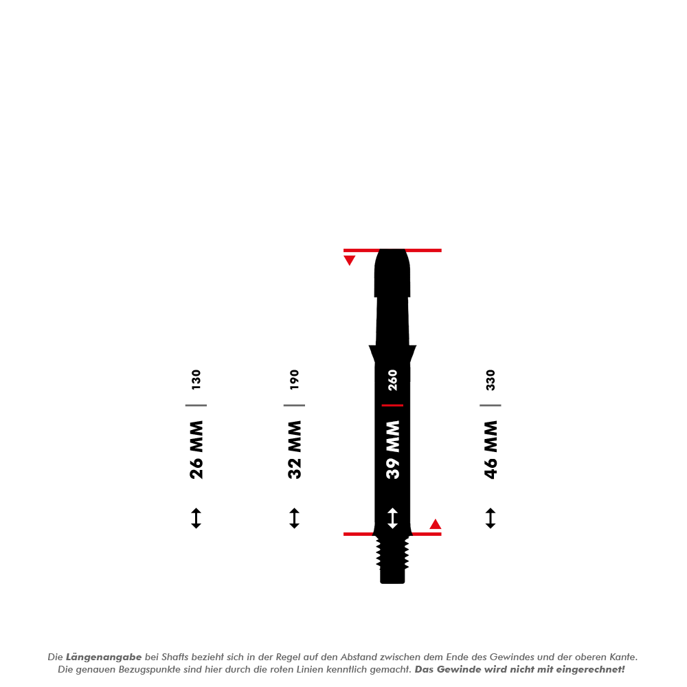 L-L-Style-Shafts Silent Straight - White