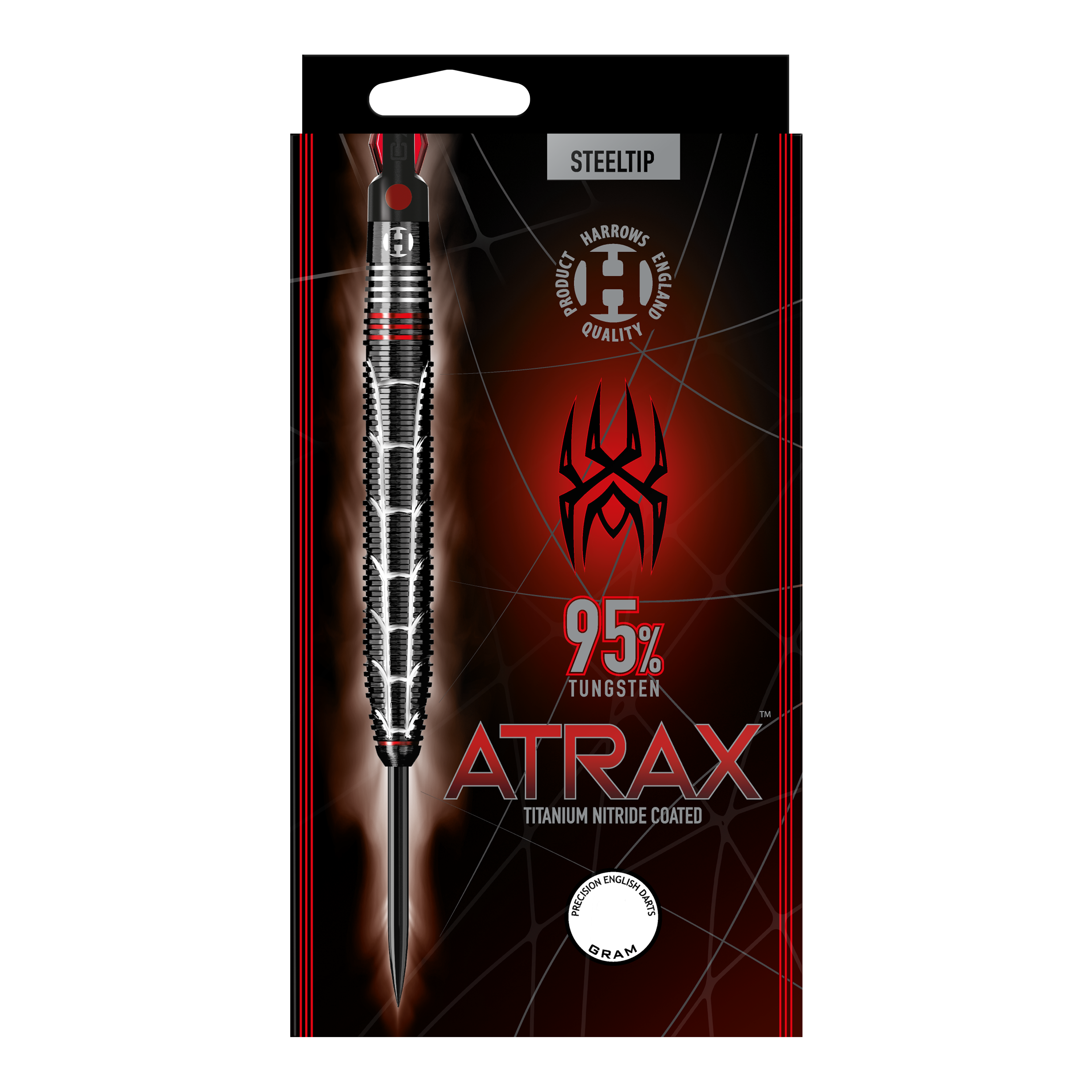 Harrow&#39;s Atrax steel darts