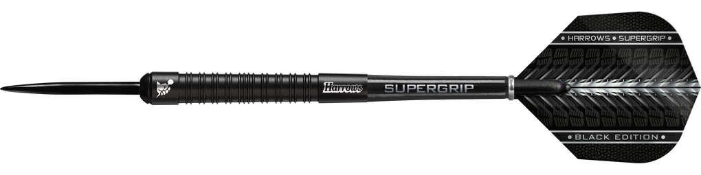 Harrows Supergrip Black Edition steel darts