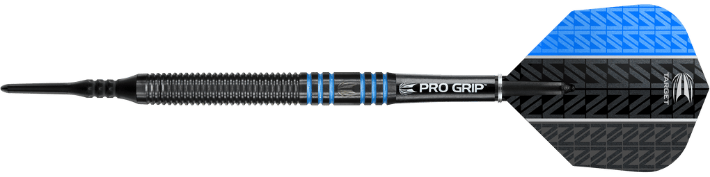 Target Vapor8 Black Blue Soft Darts