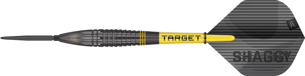 Target Scott Williams Shaggy Black Swiss Point Steel Darts