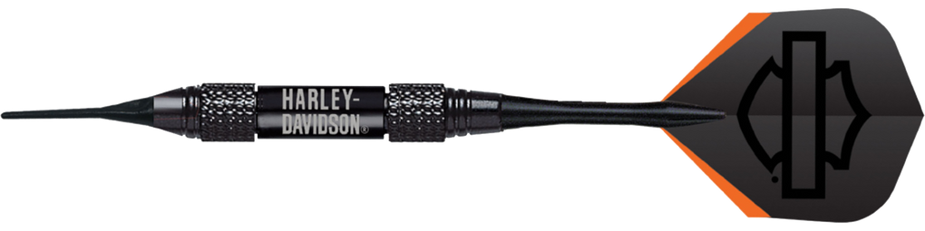 Harley-Davidson Black Lightning Brass Soft Darts - 18g