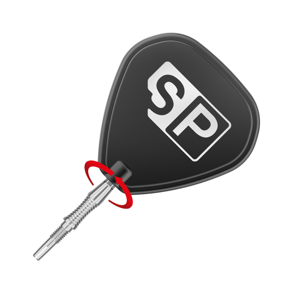 Target Swiss Point Dart Tips Signature RST - Silver Target Swiss Point Dartspitzen Signature RST - Silber ist auf dem Bild zu sehen. Es handelt sich um silberne Dartspitzen für Swiss Point-Systeme.