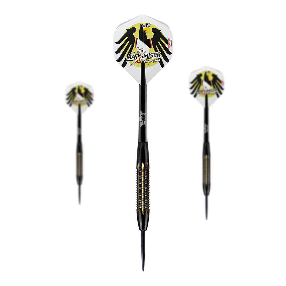 BullsNL Max Hopp Maximiser Shell Coated Brass Steeldarts - 21g