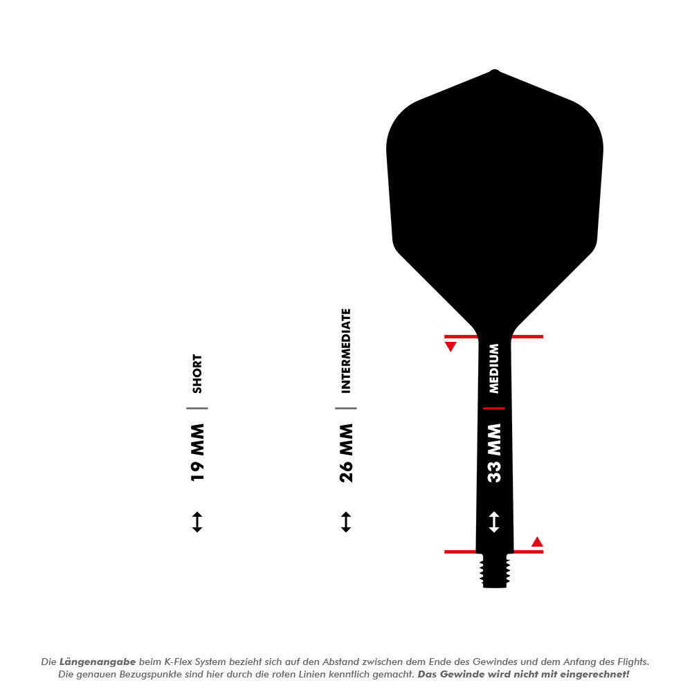 Target K-Flex No6 Flight System - Black