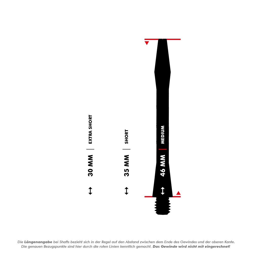 Aluminium Shafts - Silber