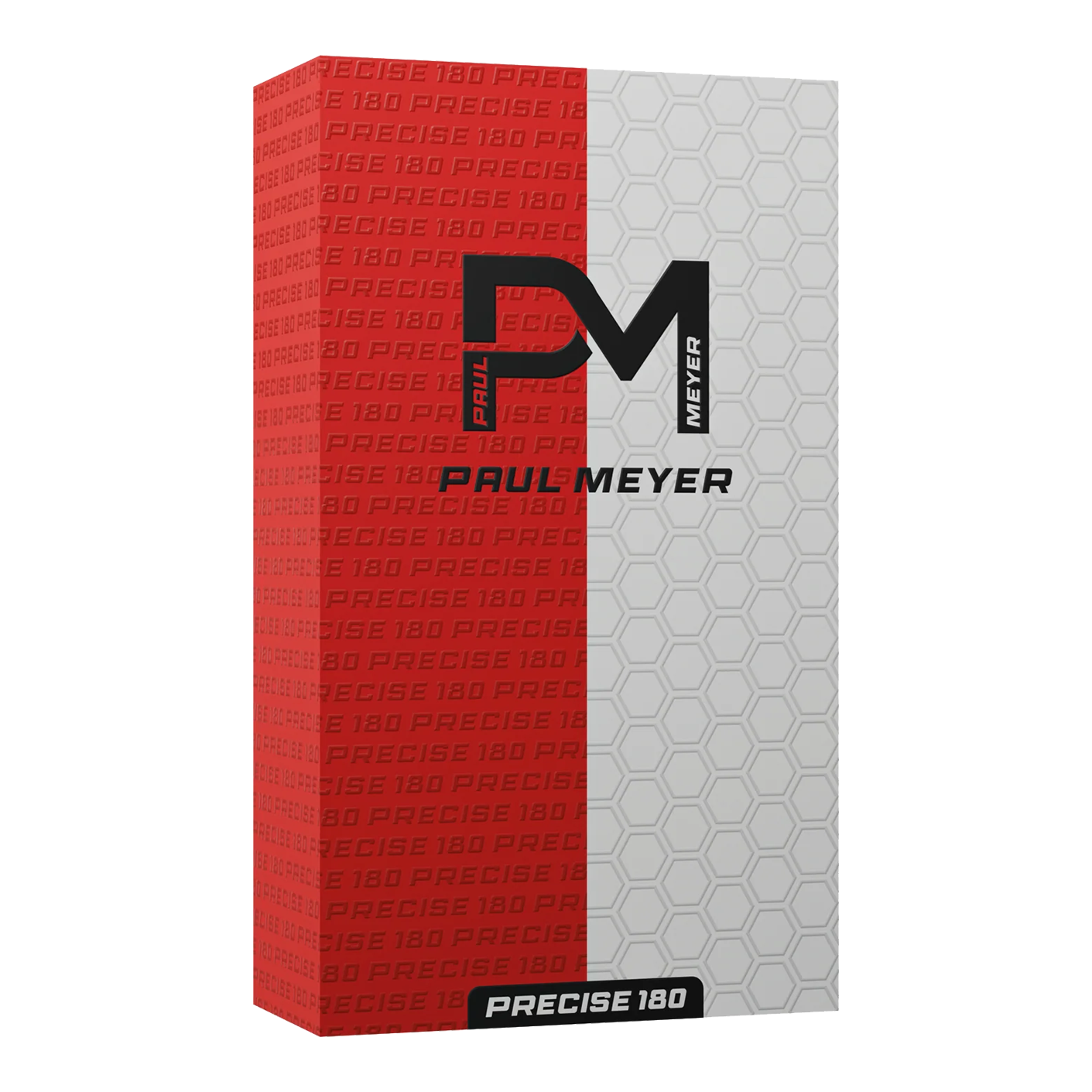 Hier sind die Precise 180 Paul Meyer Version 1 Steeldarts zu sehen. Sie sind ideal für ambitionierte Dartsportler.