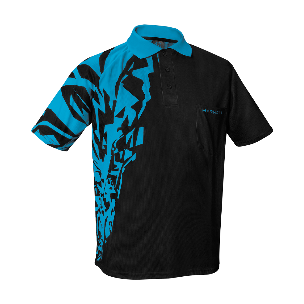 Harrows Rapide Dartshirt - Aqua