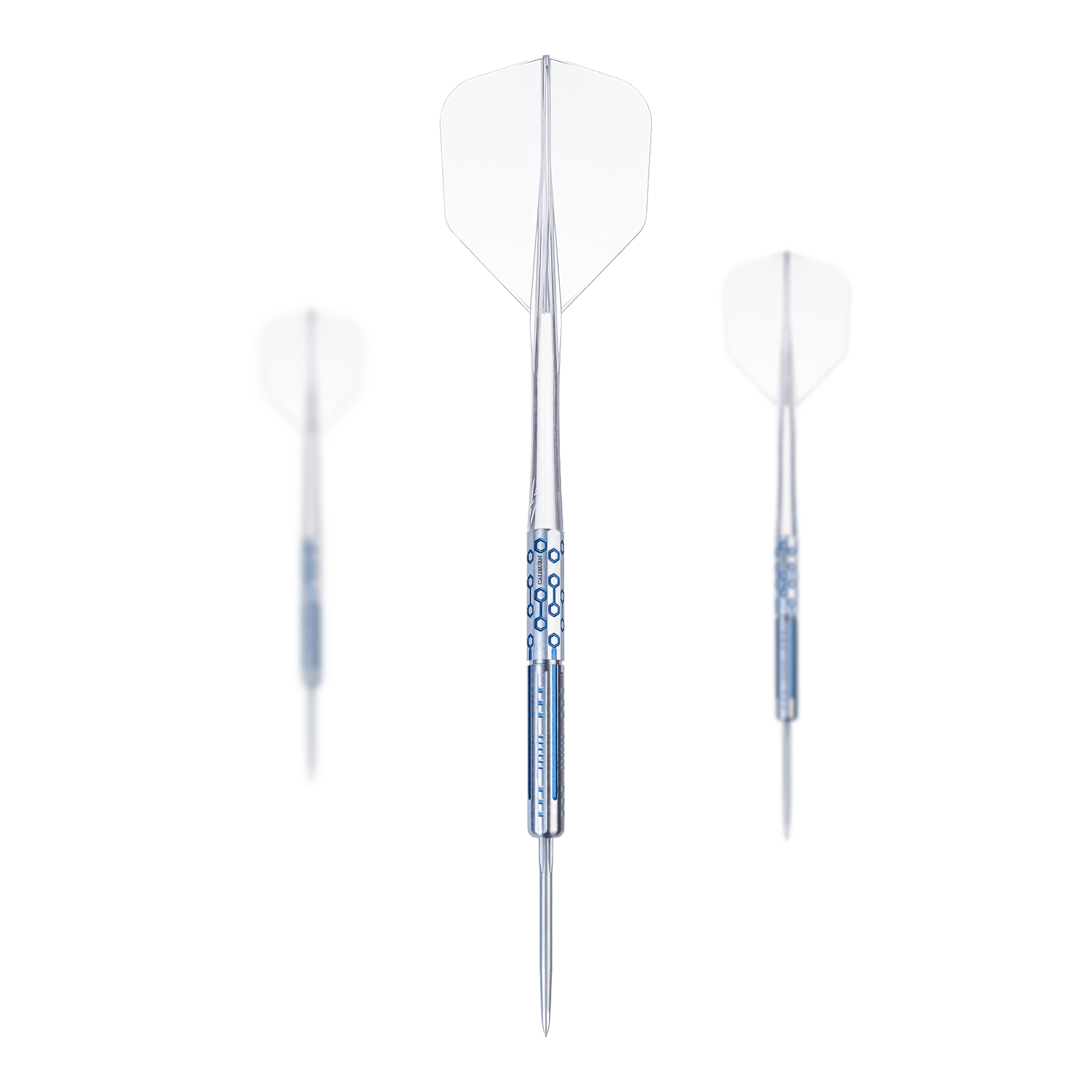 Caliburn Starships Series Demeter Steeldarts - 23g Dieses Bild präsentiert das Set Caliburn Starships Series Demeter Steeldarts mit einem Gewicht von 23g. Perfekt für Dartfans und Sammler.