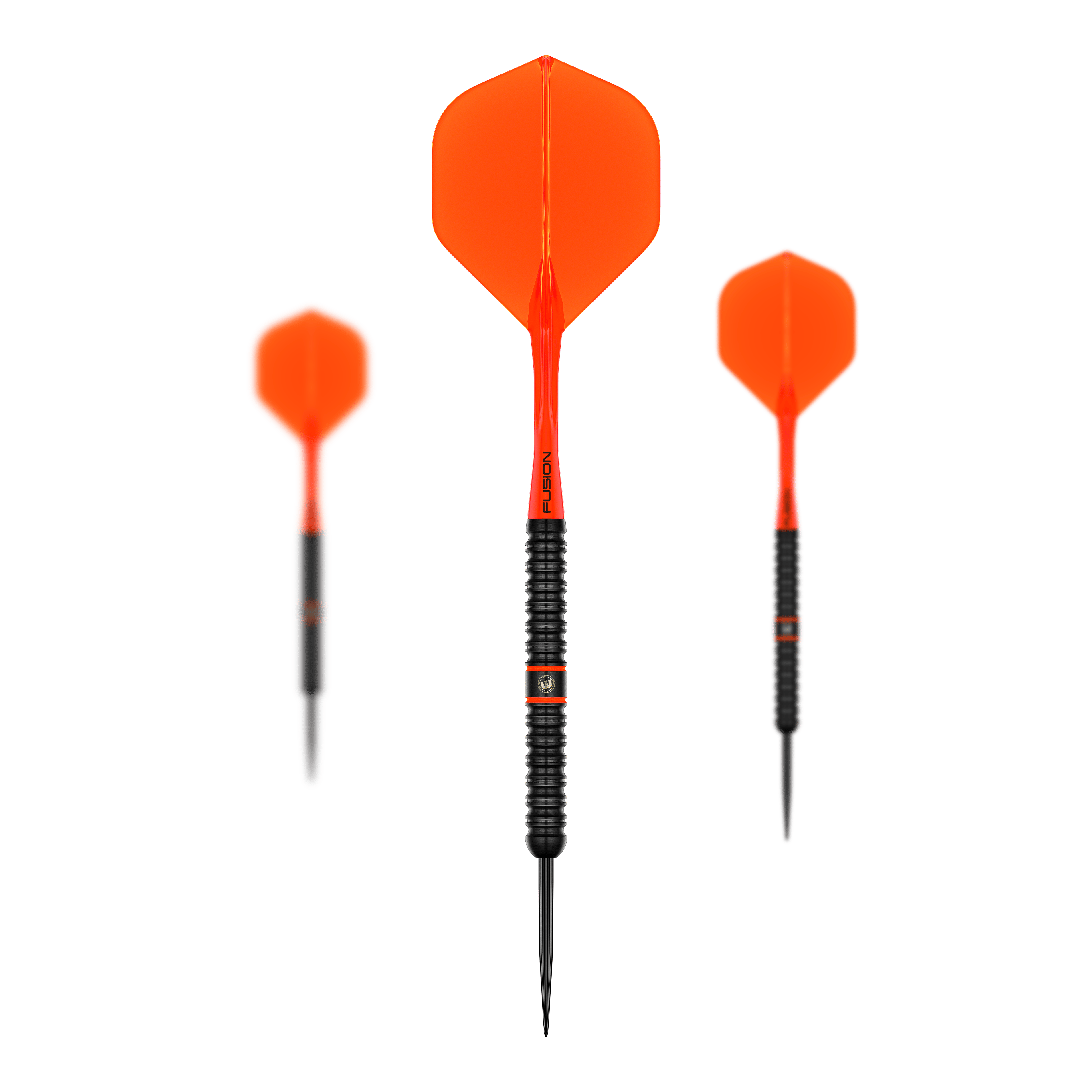 Abgebildet sind die Winmau Emma Paton Edit Steeldarts - 23 g im Set. Dieses Set enthält Steeldarts, die sich besonders durch ihr Design von Emma Paton auszeichnen.
