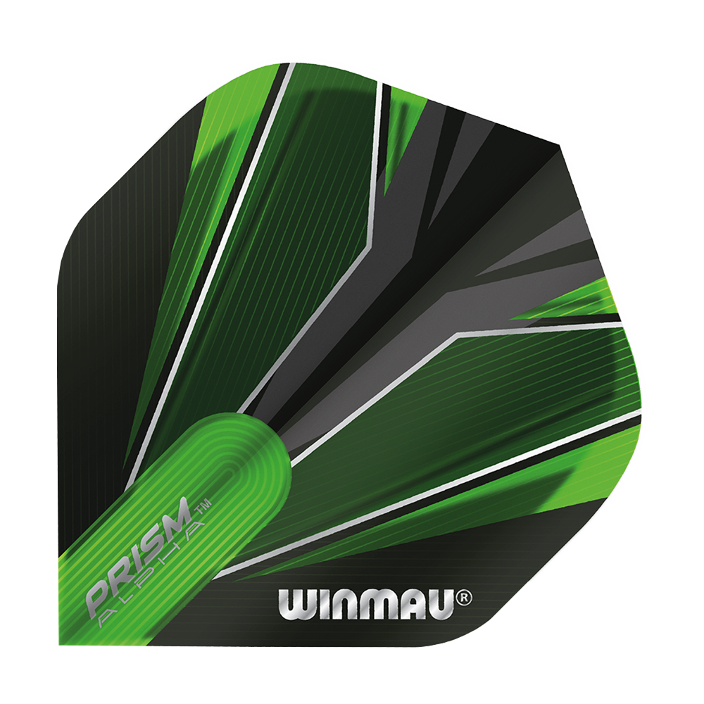 Winmau Prism Alpha Green Standard 2 Flights