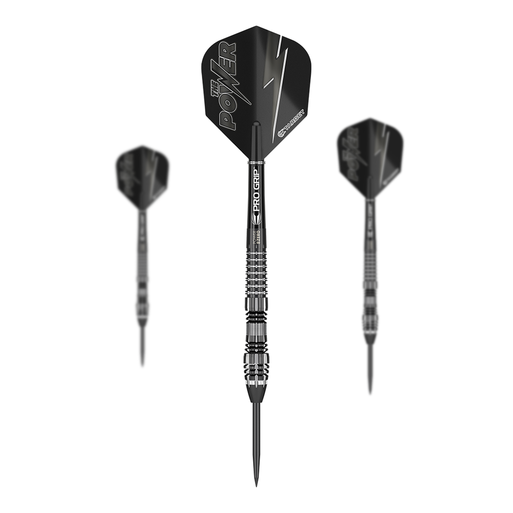 Target Phil Taylor Power 8Zero Black Titanium steel darts