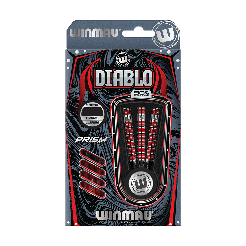 Winmau Diablo Parallel Soft Darts - 20g