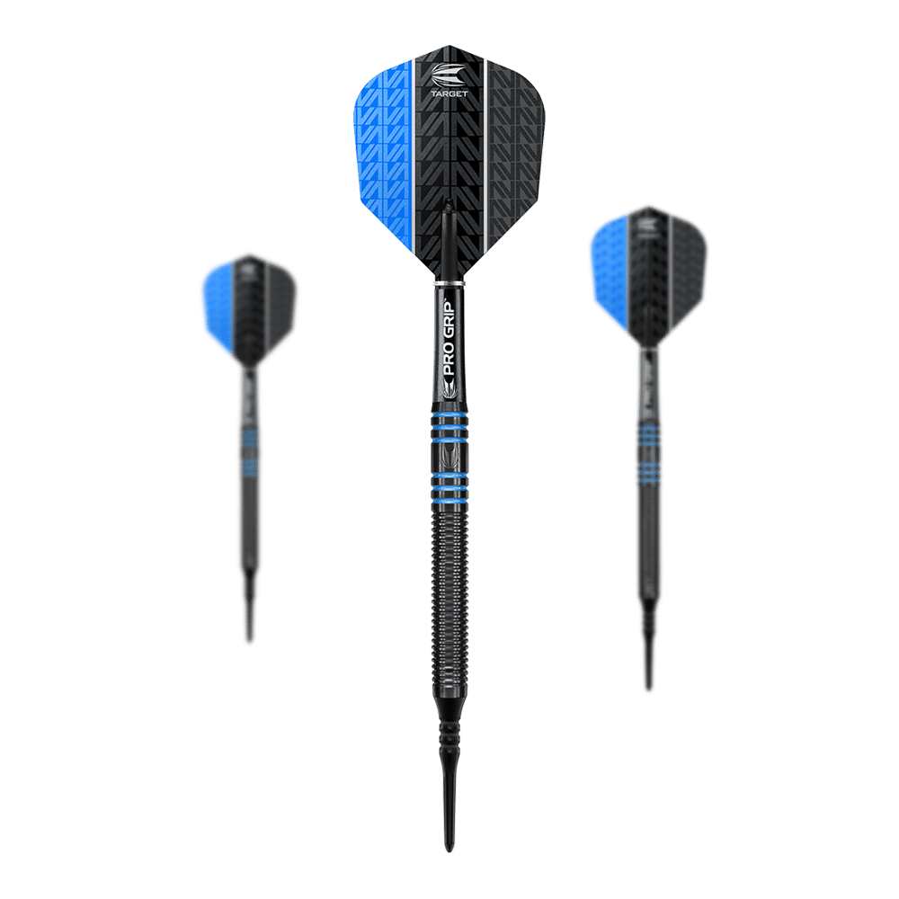 Target Vapor8 Black Blue Soft Darts