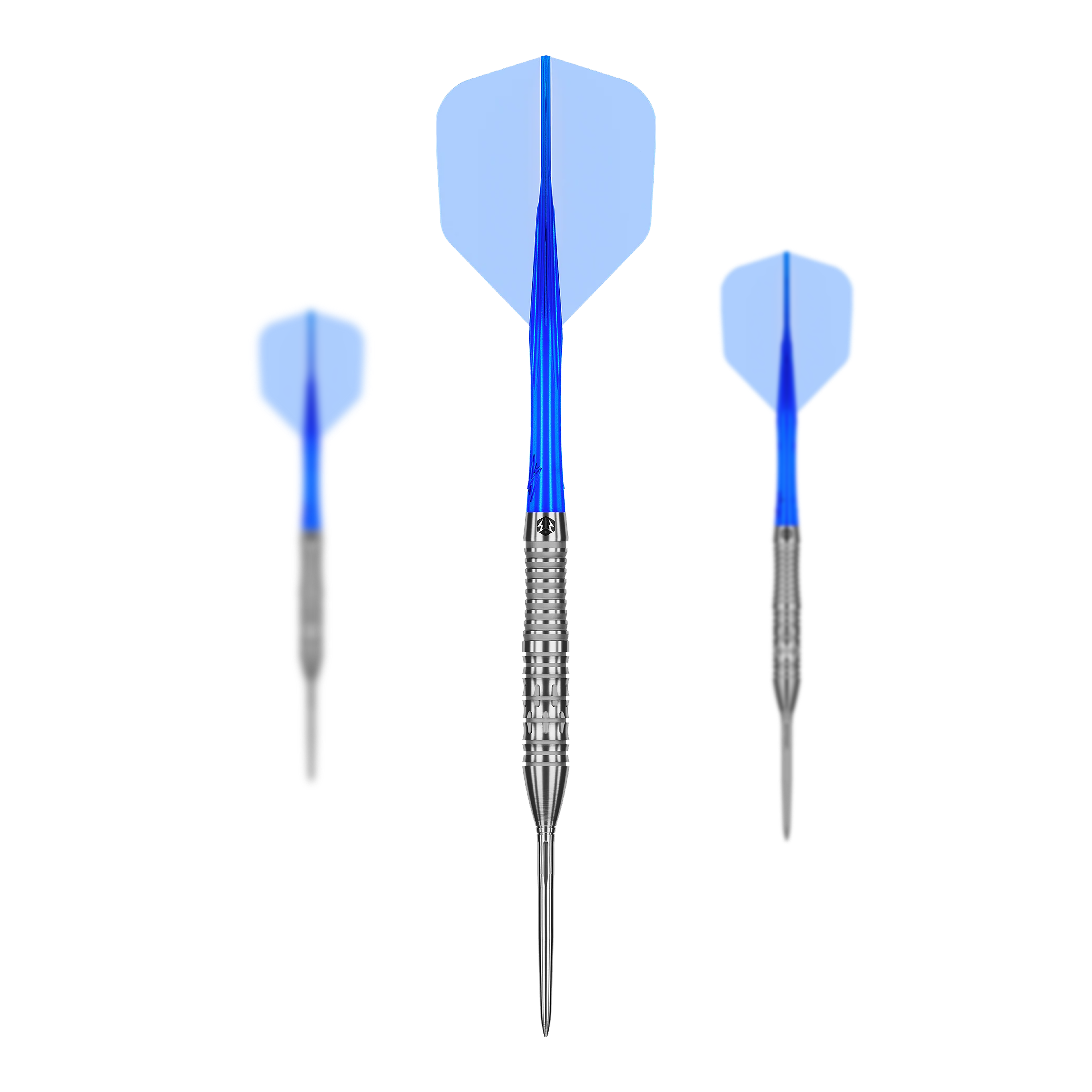 Caliburn Rix EZ-EVO R2 steel darts Abgebildet sind die Caliburn Rix EZ-EVO R2 Steeldarts als Set. Das Produkt ist für Dartspieler und Sammler interessant.