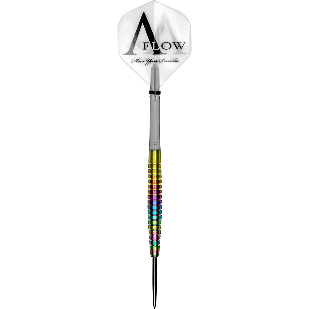 Dynasty Fallon Sherrock AFlow Black Line Rainbow Steeldarts - 23g