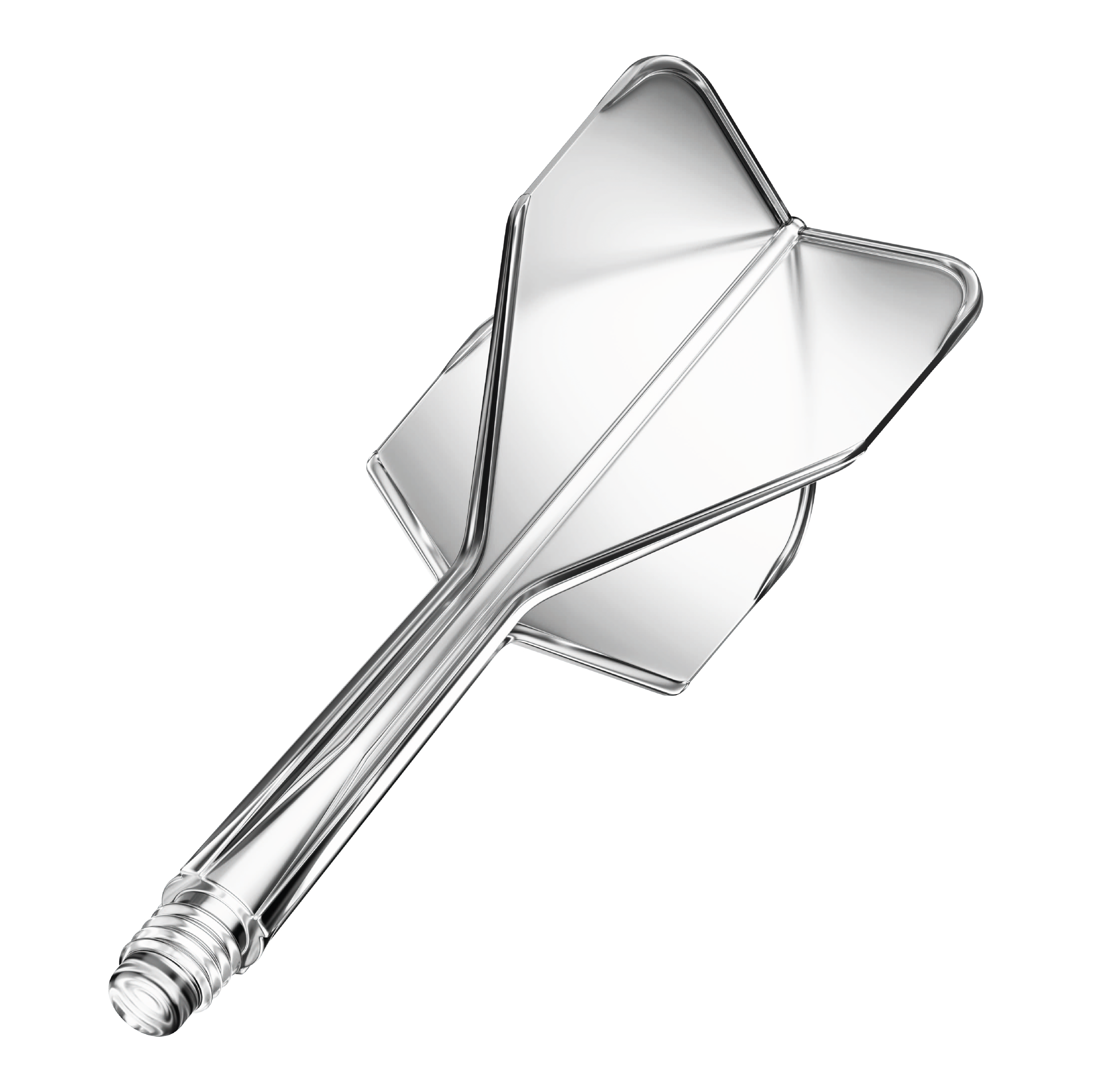 GOAT A1R No6 Flight Shaft System - Clear Das Bild zeigt das Produkt "GOAT A1R No6 Flight-Shaft-System - Clear". Es handelt sich um ein durchsichtiges Dart-Flight- und Schaftsystem.