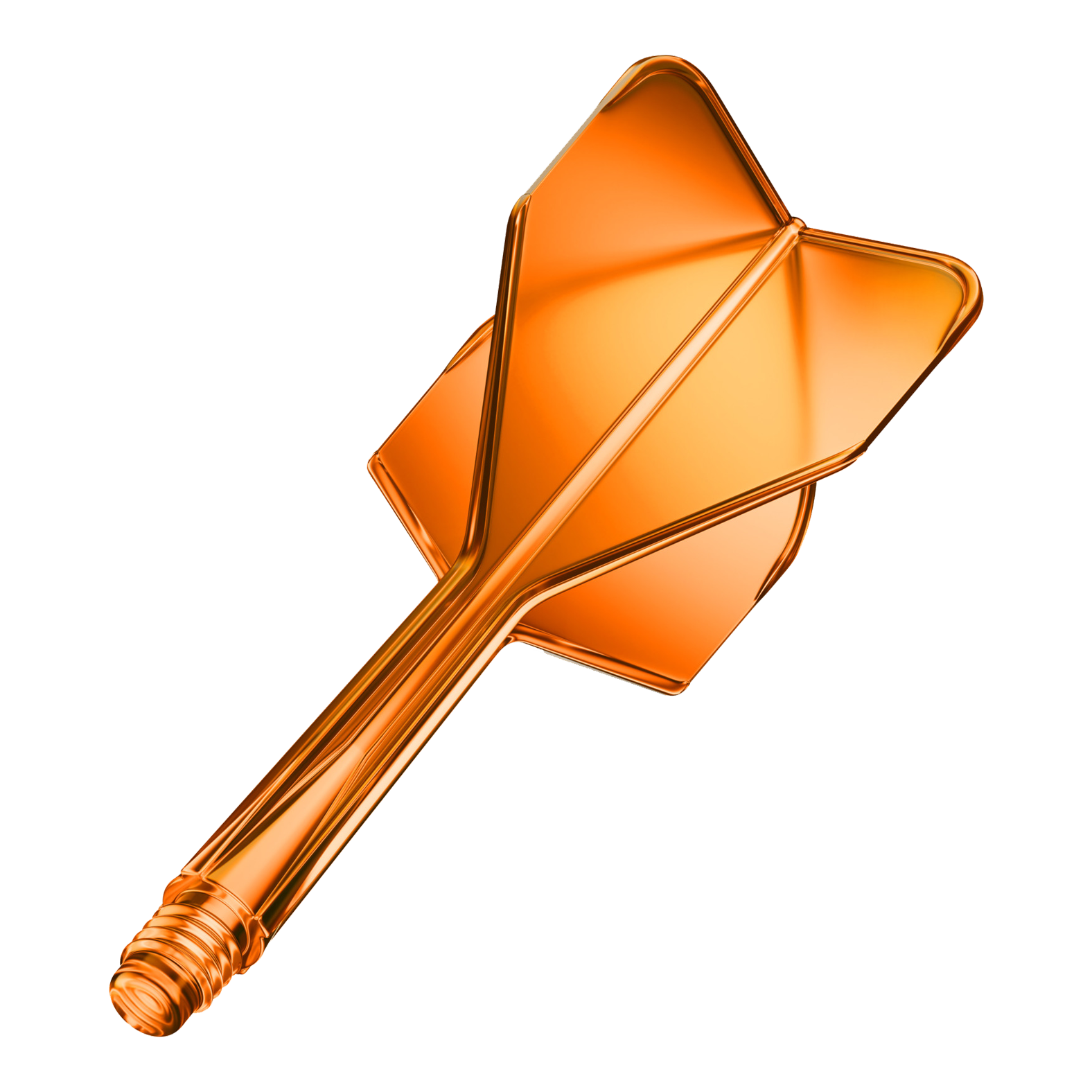 GOAT A1R No6 Flight Shaft System - Neon Orange Dieses Bild zeigt das GOAT A1R No6 Flight-Shaft-System in Neon Orange. Es handelt sich um einen Dart-Schaft mit Flug, präsentiert einzeln.