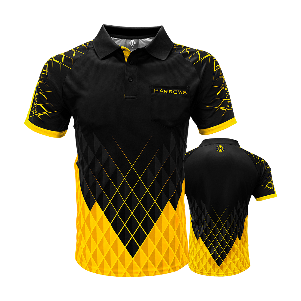 Harrows Paragon Dart Shirt - Yellow