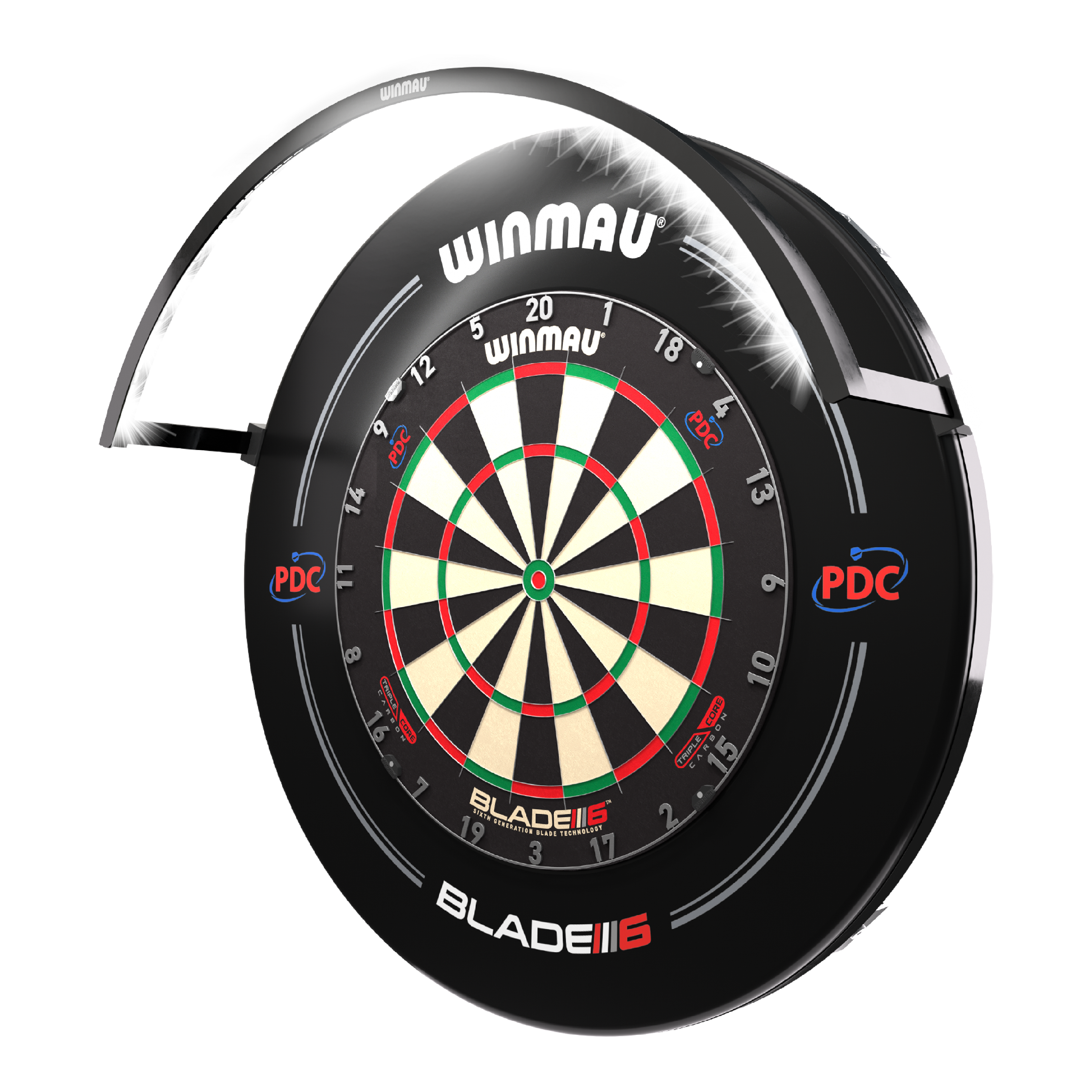 Winmau Wispa dartboard lighting