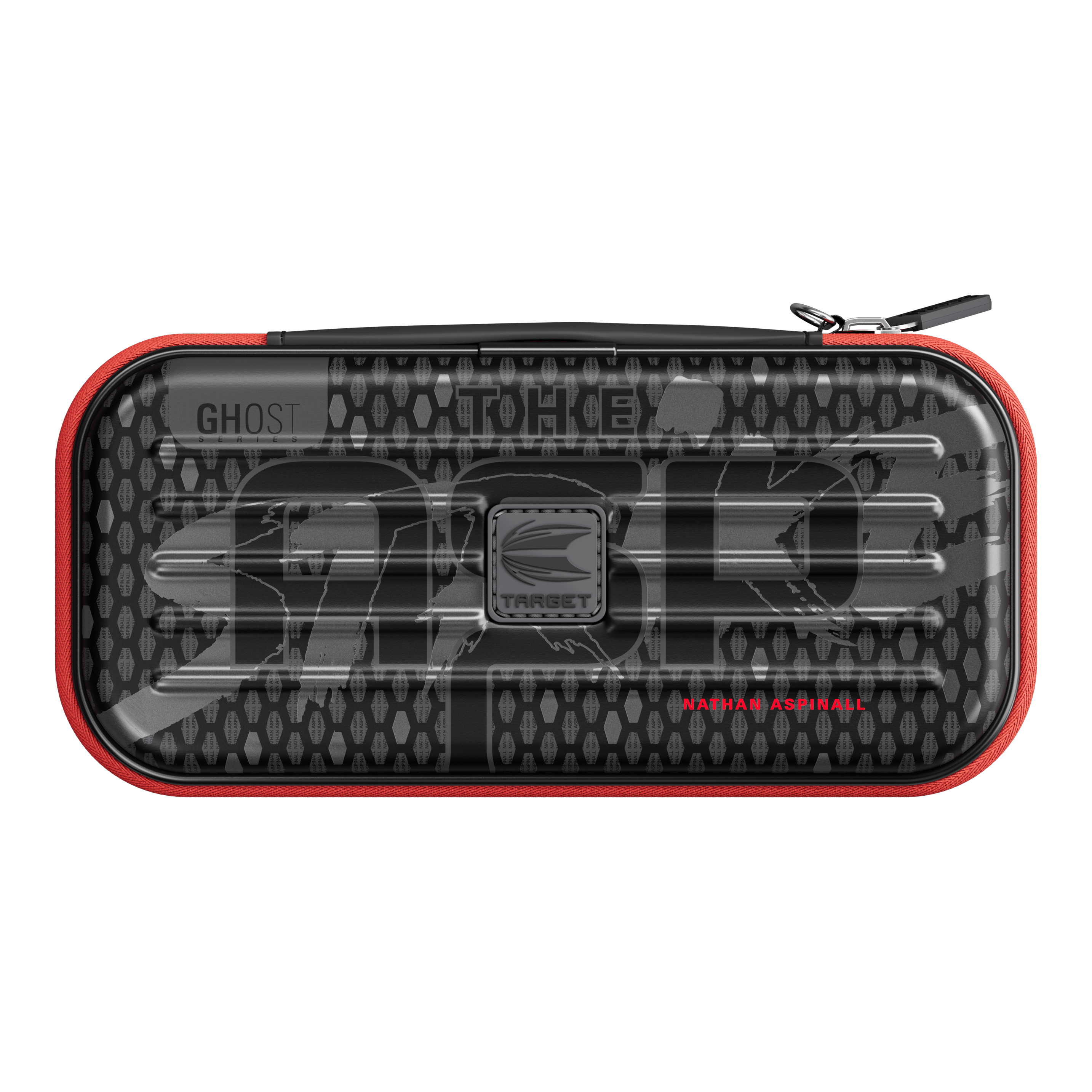 Takoma Ghost Series Nathan Aspinall dart case Abgebildet ist das Takoma Ghost Series Nathan Aspinall Dartcase. Das Dartcase bietet optimalen Schutz für Dartpfeile.
