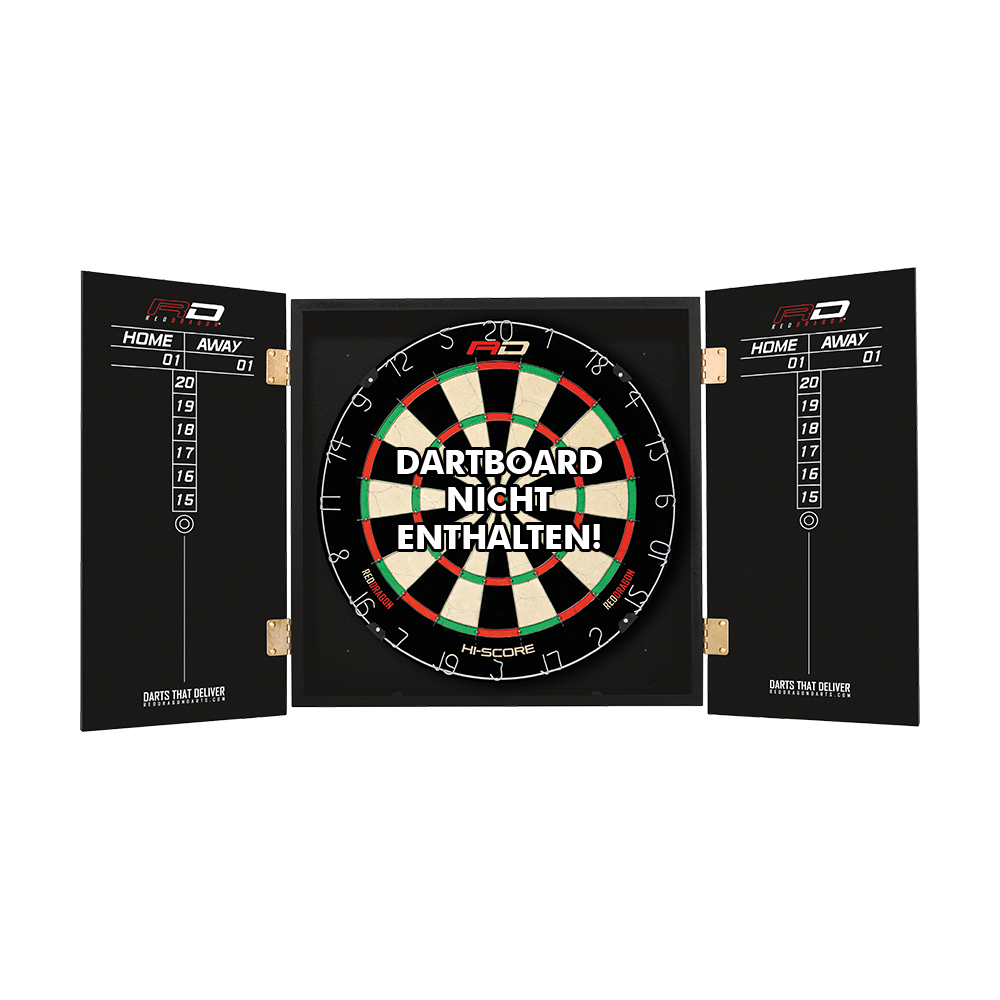 Red Dragon Gerwyn Price dartboard cabinet