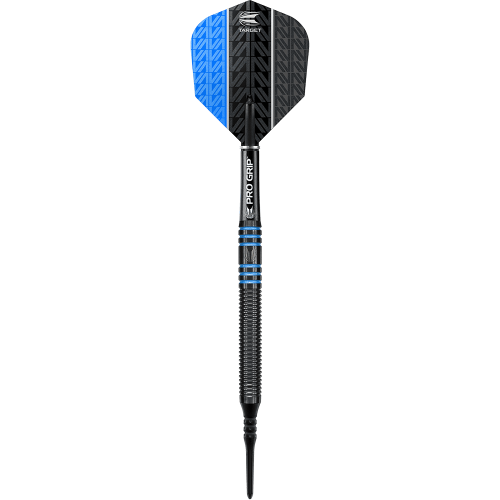 Target Vapor8 Black Blue Soft Darts