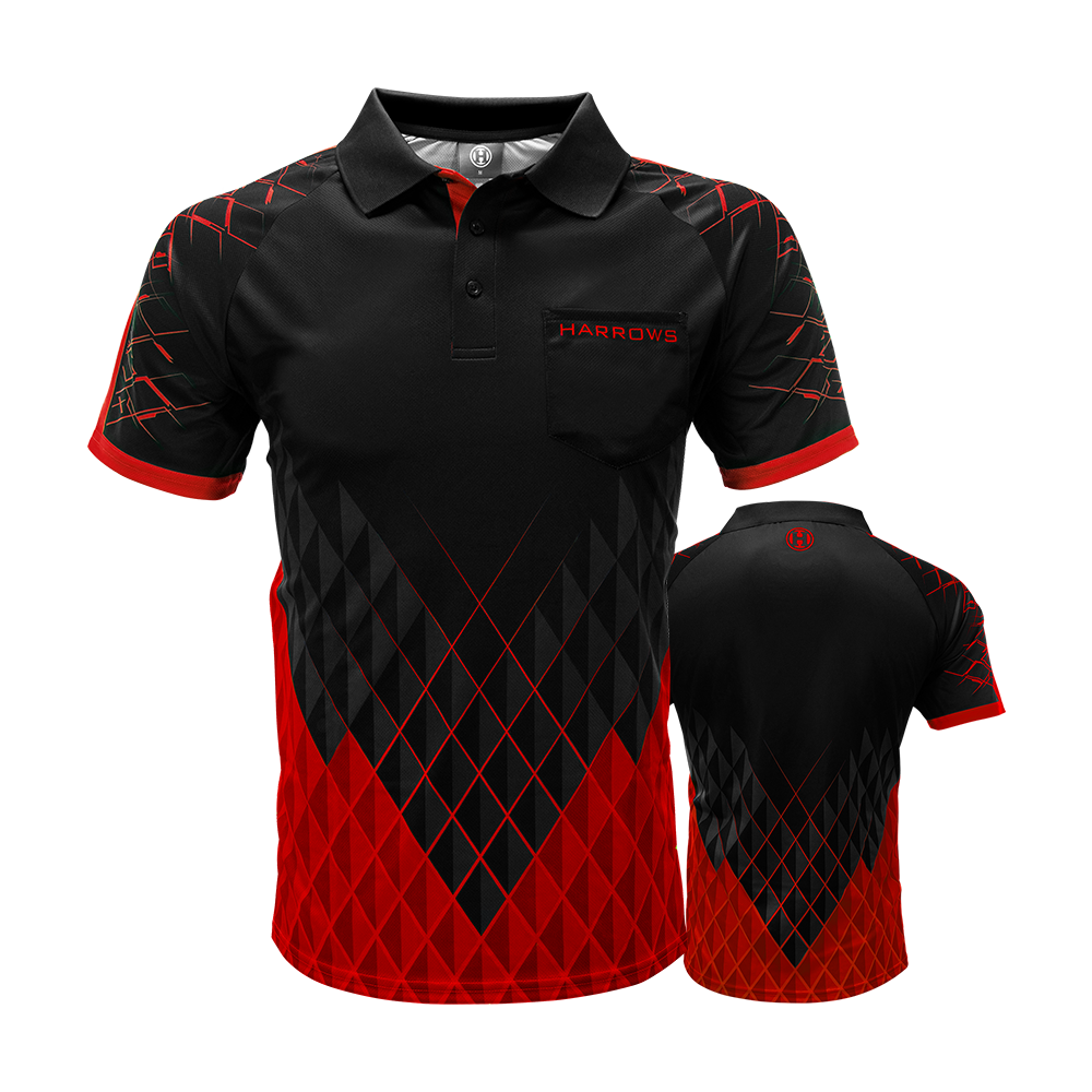 Harrows Paragon Dart Shirt - Red