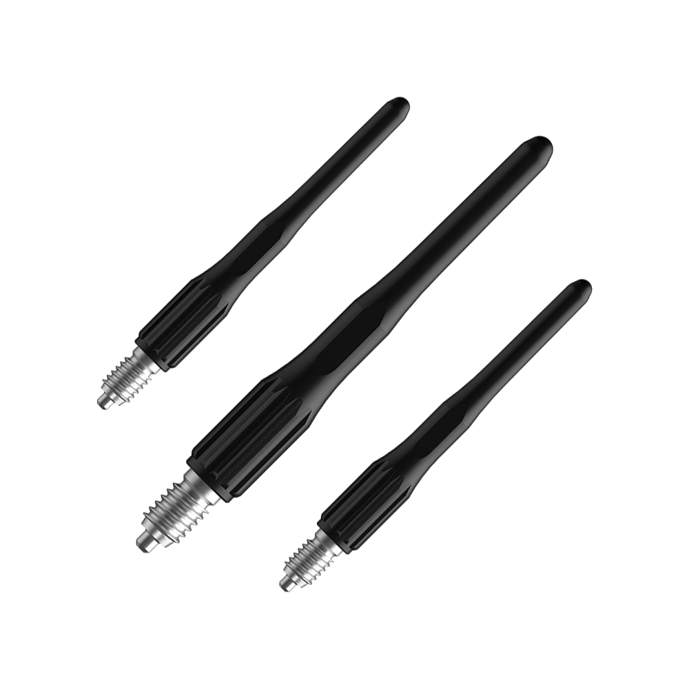 Bulls NL Convertible Point Soft Dart Tips - Pack of 15 - Black Abgebildet ist das Set Bulls NL Convertible Point Softdartspitzen - 15er Pack - Schwarz. Das Set enthält mehrere Spitzen.