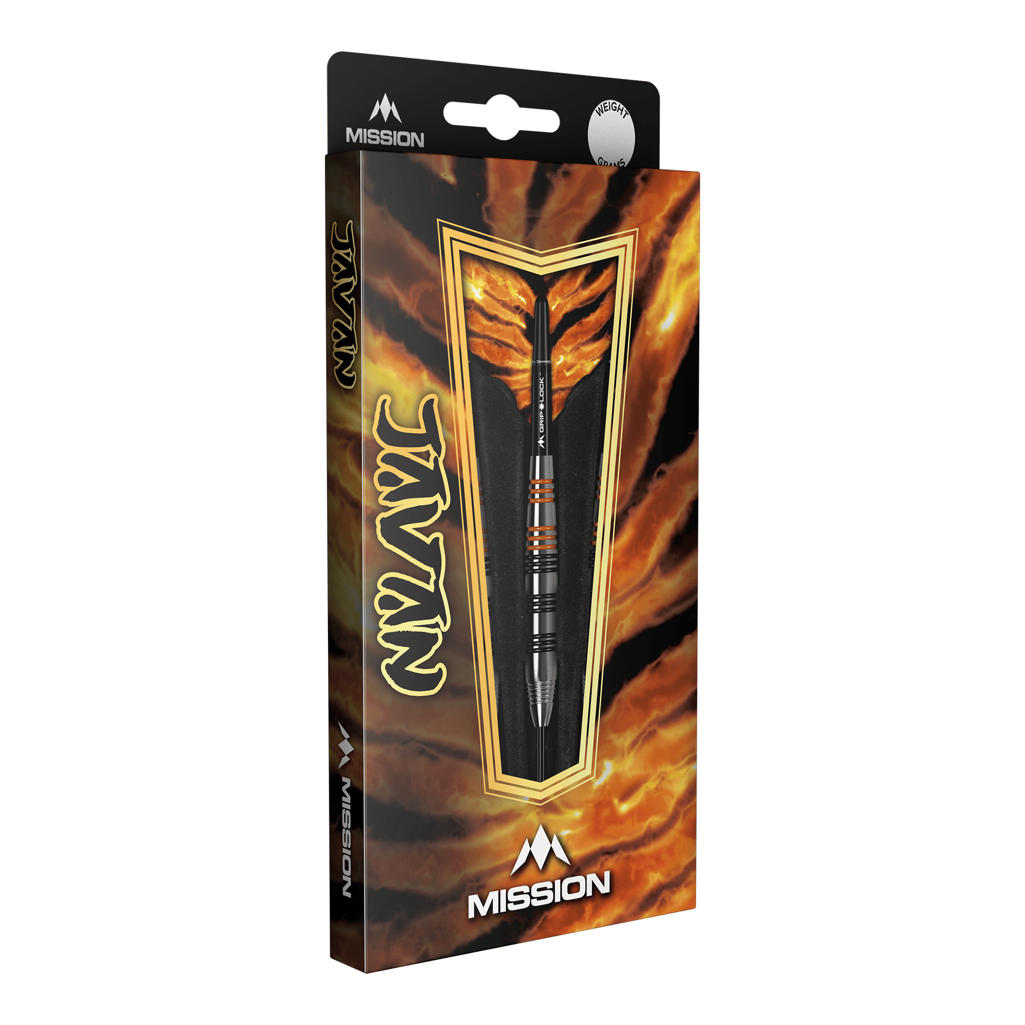 Mission Javan Brass Steel Darts - 22g