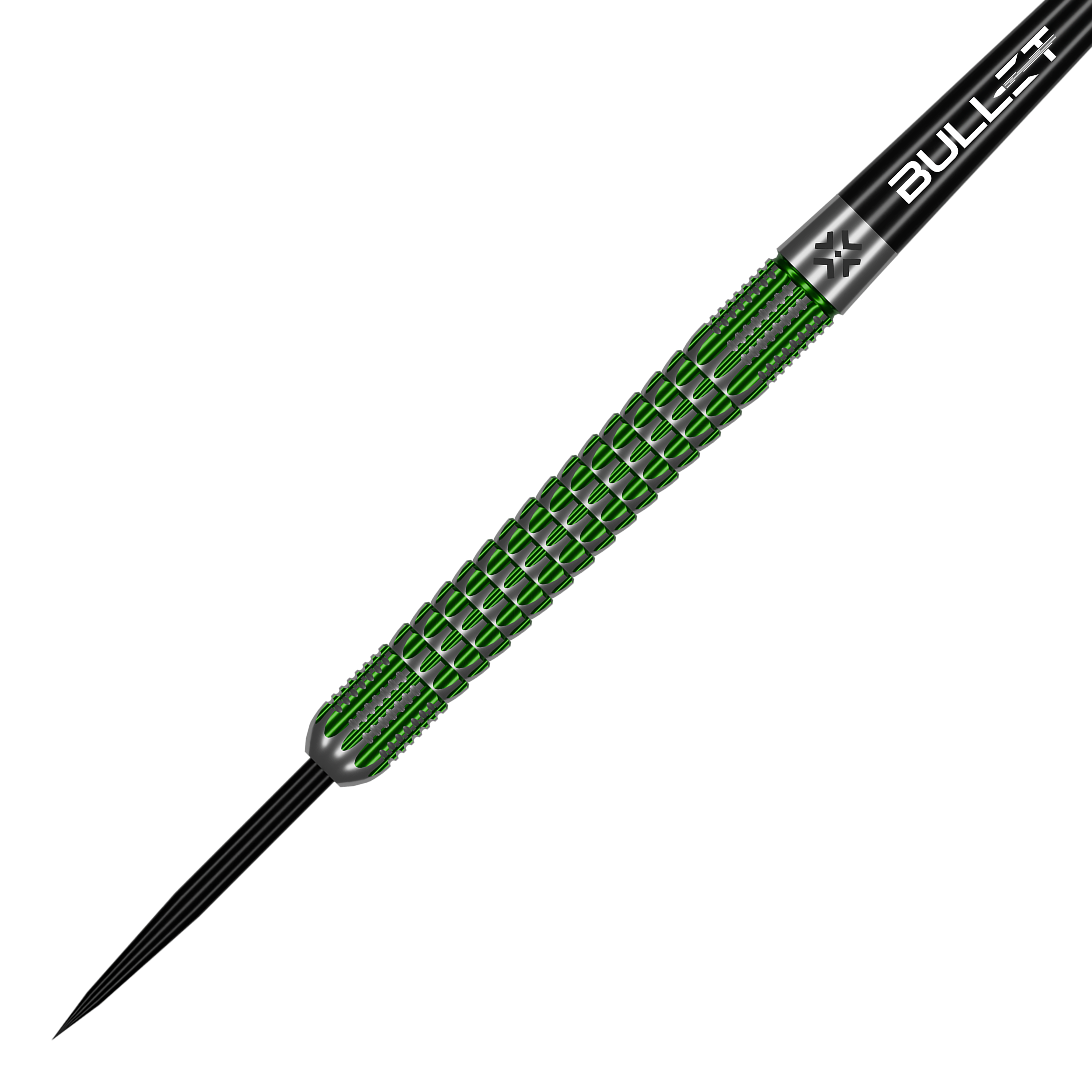 Dieses Bild zeigt die Bullet Gator Steeldarts. Die hochwertigen Steeldarts sind geeignet für ambitionierte Dartspieler.