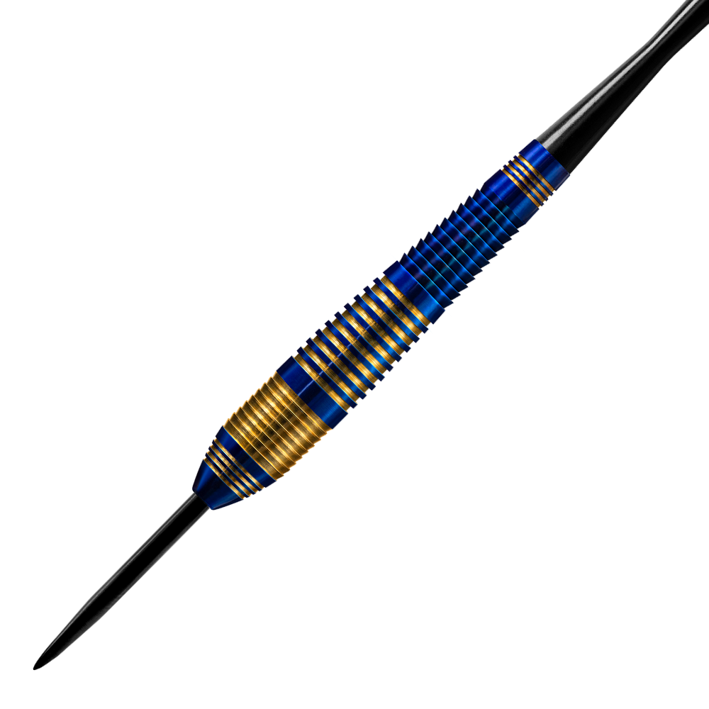 Harrows Vivid Brass Blue steel darts