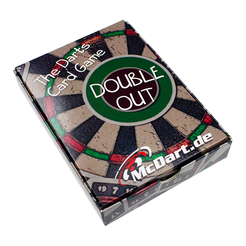 McDart Double Out Darts Card Game / Kartenspiel