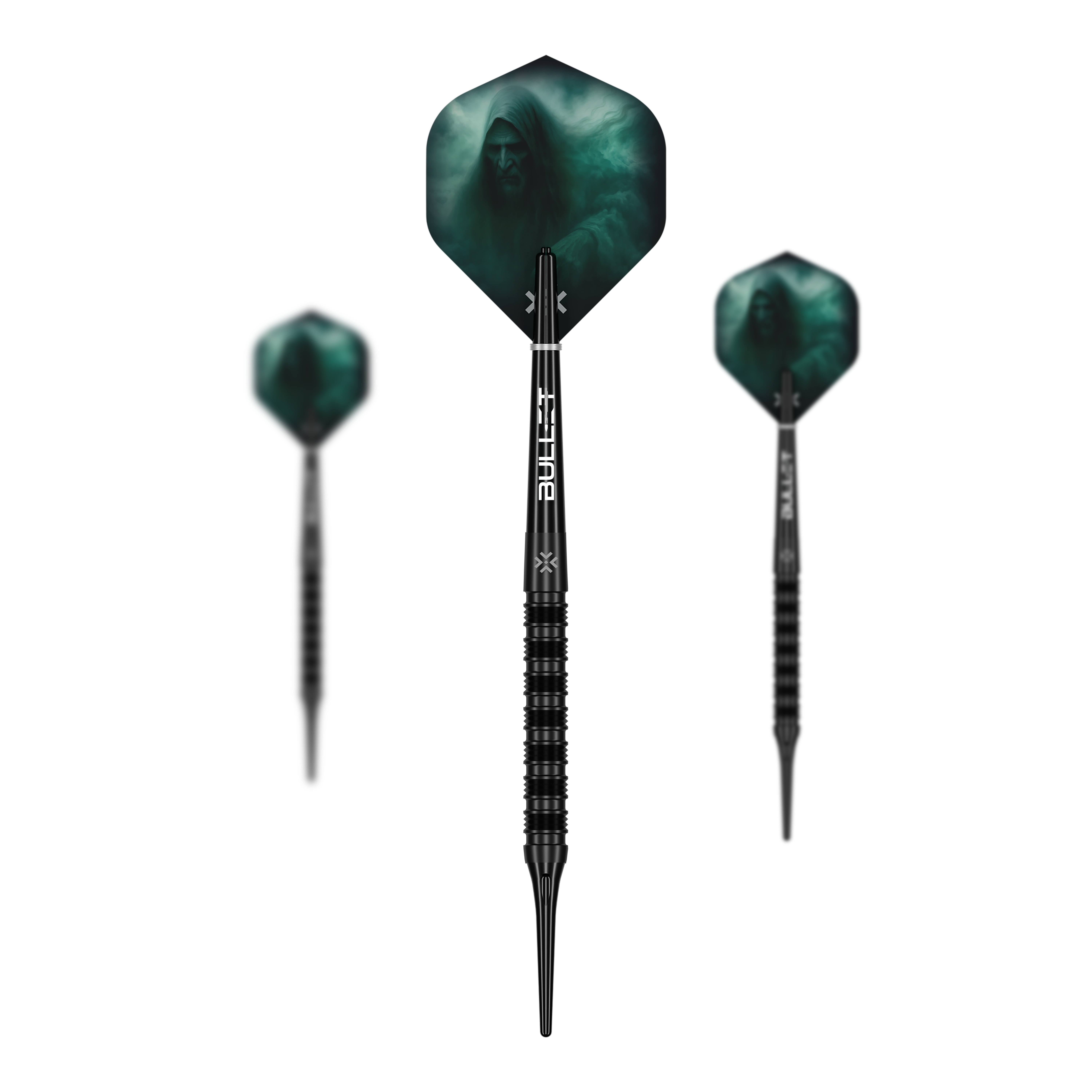 Bullet Shadow Softdarts - 20g Abgebildet ist das Set Bullet Shadow Softdarts - 20g. Die Pfeile sind hochwertig verarbeitet und ideal für das Softdartspiel.