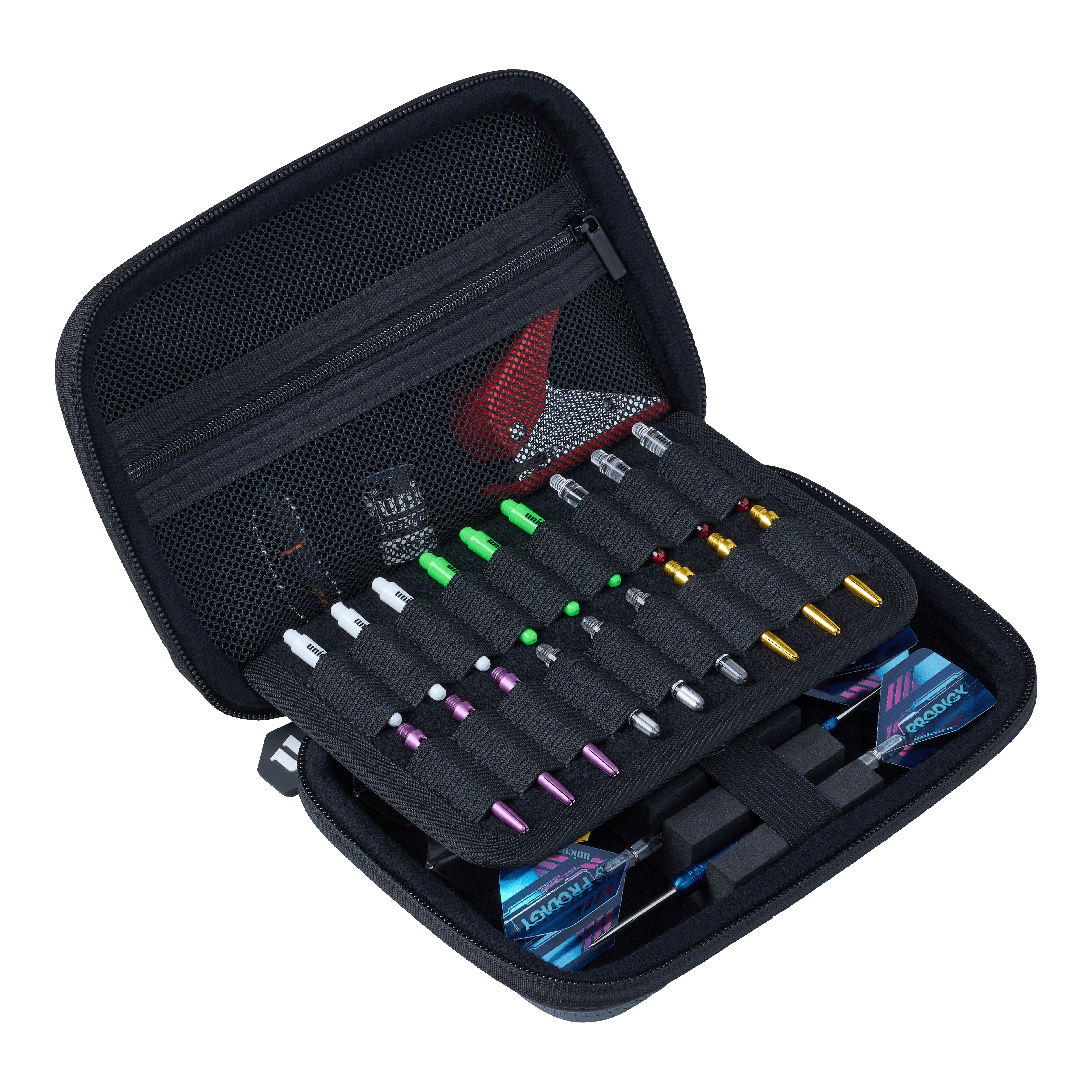 Unicorn Vanguard Medium Dartcase - Grey Zu sehen ist das Unicorn Vanguard Medium Dartcase in Grau. Es sorgt für eine sichere Aufbewahrung von Darts und Zubehör.