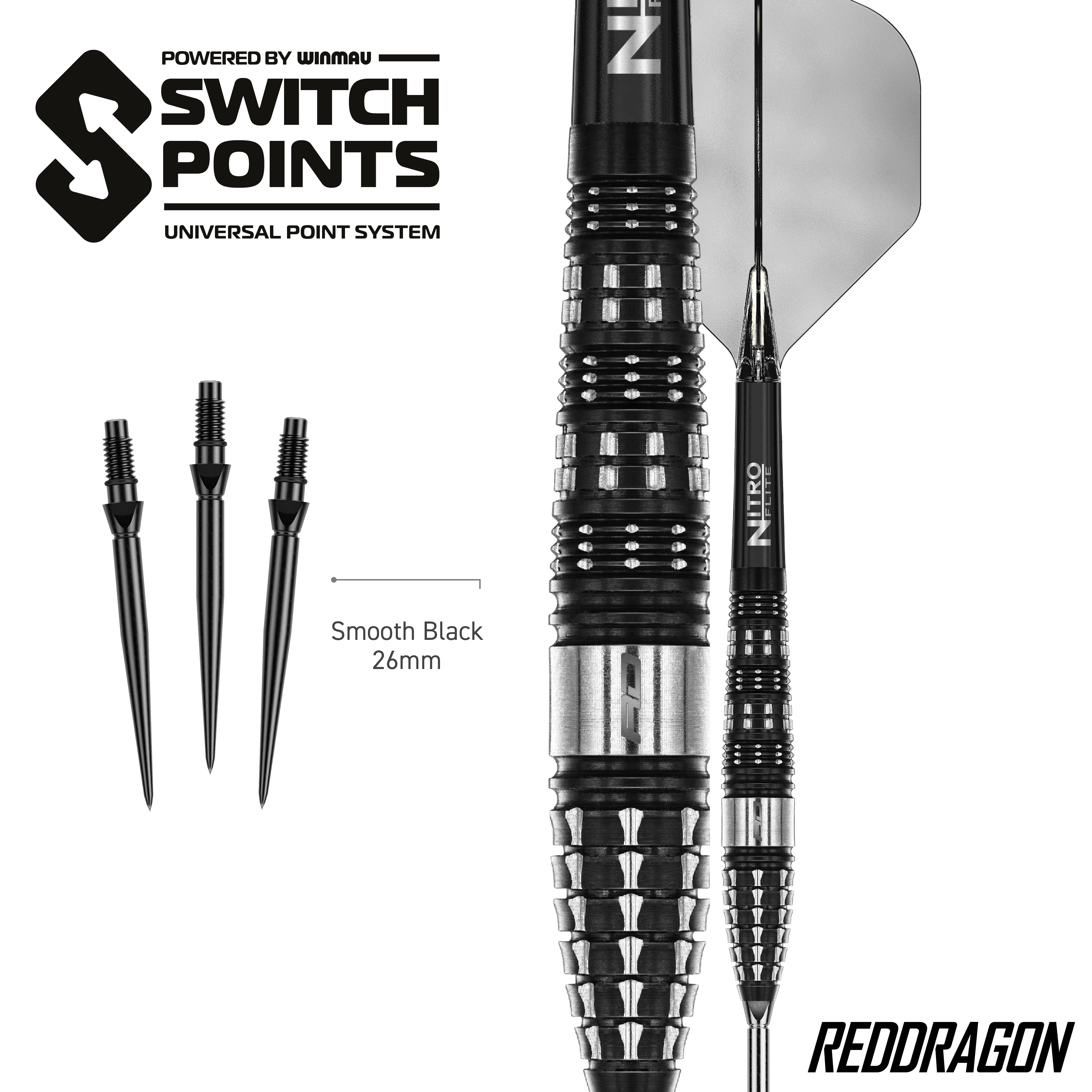 Red Dragon Recon Torpedo Steel Darts Hier sind die Red Dragon Recon Torpedo Steeldarts - 23g abgebildet. Die Steeldarts werden in einer anderen Ansicht präsentiert.