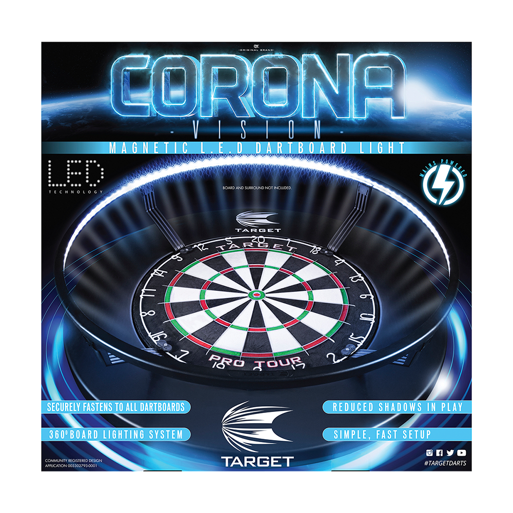 Target CORONA Vision LED Dartboard Lighting System