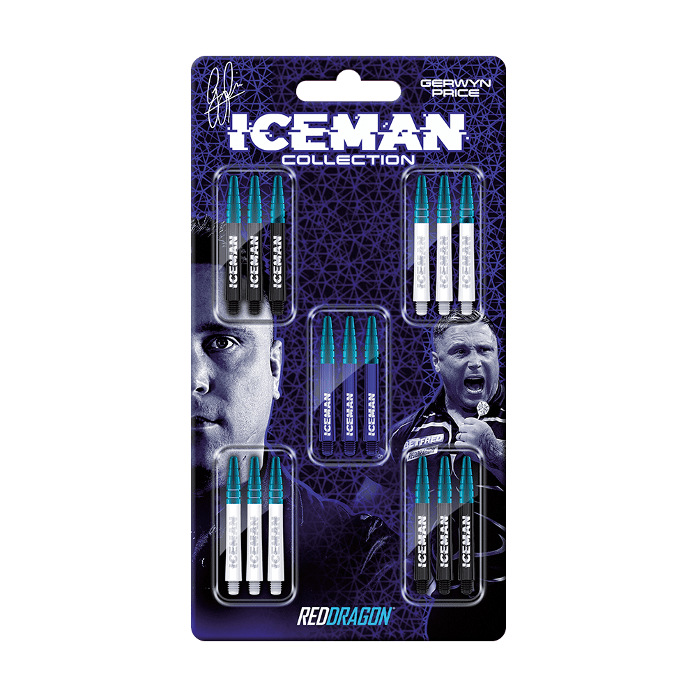 Red Dragon Gerwyn Price Iceman Shaft Collection Medium