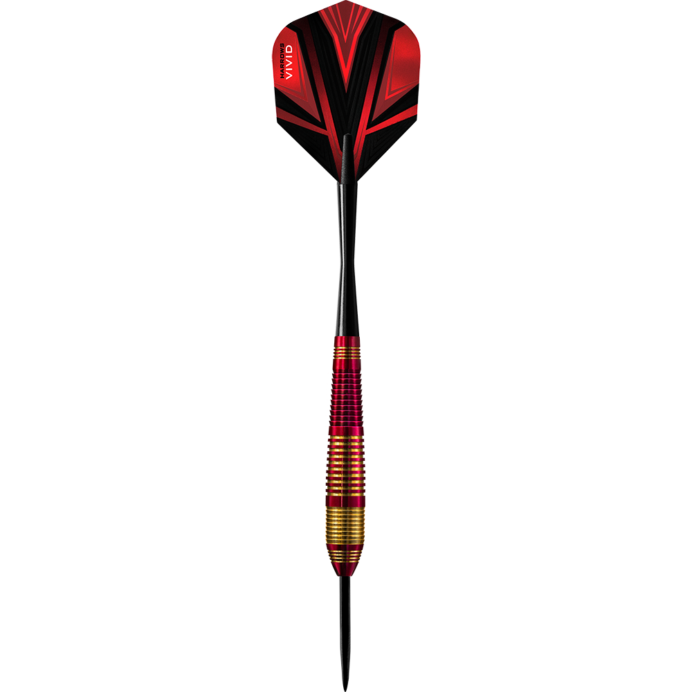 Harrows Vivid Brass Red Steeldarts